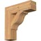 Ekena Millwork Funston Block Smooth Bracket, Western Red Cedar, 5 1/2"W x 22"D x 22"H BKT06X22X22FST05SWR - alternate 1